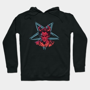 satan pentagram Hoodie